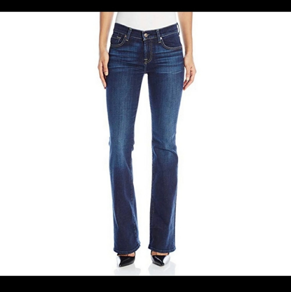 7 For All Manking Bootcut Jeans Sz 26